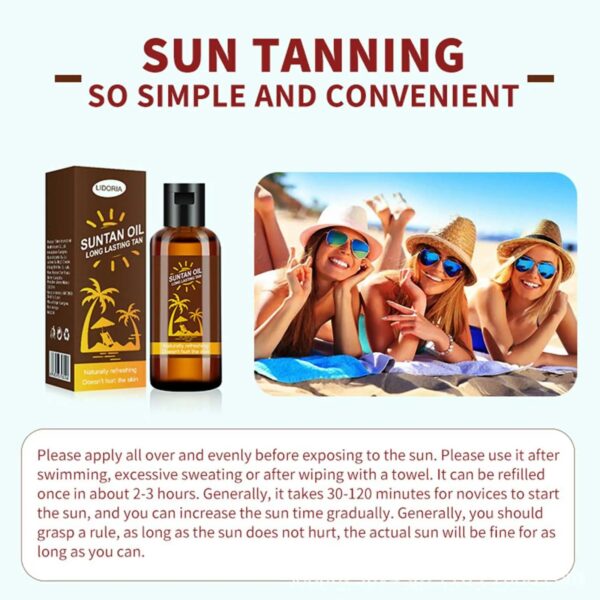 Tanning Bronze Glow Accelerator Oil